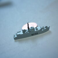 Triang Minic:Schiffsmodell  Nr M780 HMS Jutland Nr.8 K22 Massstab 1:1250 